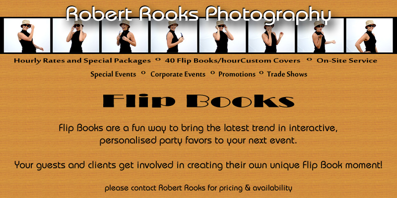 Flipbooks, Flip Books, Robert Rooks Photography